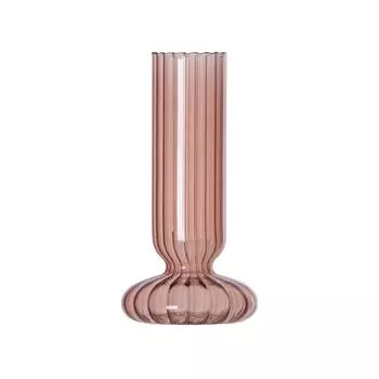 1 шт., цветочная композиция, стеклянная ваза, полосатый цветочный контейнер, прозрачный гидропонный террариум