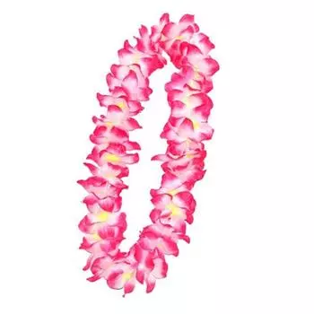 1 шт. Цветочное ожерелье Лейс утолщенные гавайские Лейс для танца Хула Луау вечеринка для вечеринок сувениры торжества и украшения разноцветный