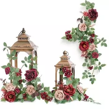 1 шт. цветы на стул искусственные цветы гирлянда цветы центральные украшения свадебный проход декор арка цветочная для камина знаки своими руками стол окно украшение торта оранжевый/чирковый