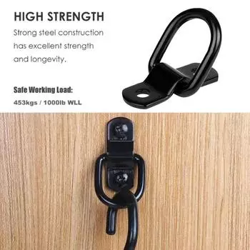 1 шт. D-образный тяговый крепеж из нержавеющей стали для грузовых прицепов для автомобилей, автофургонов, лодок, транспортных средств, крепежи, якоря D8C0