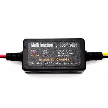1 шт. DC9-26V 16 режимов регулируемый светодиодный стоп-сигнал мигающий стробоскопический контроллер модуль для автомобиля мотоцикла грузовика вспышка задний стоп-сигнал
