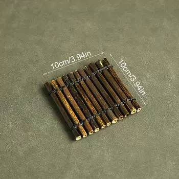 1 шт. Декоративная тарелка для суши, украшение для дома, коврик для чашки чая, натуральный узор, цвет натуральный случайный