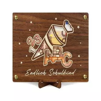 1 шт. День рождения/Свадьба Друг Дружба Поздравительная открытка Креативная с кронштейном Фоторамка Подарки Выпускной Зажим для денег Зажим для денег DIY