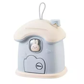 1 шт. денежная копилка Kawaii детский подарок мультяшный декор комнаты милые монеты денежный сейф кукольный домик копилка