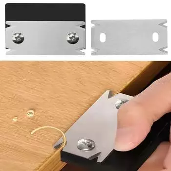 1 шт., деревообрабатывающий кромочный угловой рубанок, специальный скребок для снятия фаски, ручной триммер по дереву с запасным лезвием, инструменты для снятия заусенцев