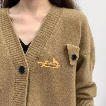 1 шт. деревянная брошь DIY Craft шарф пряжка подарок на вечеринку забавная булавка свитер нагрудник мультяшный значок узор с изображением животных аксессуары для одежды