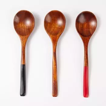 1 шт. деревянная ложка для риса кухонная утварь для приготовления кофе чайный инструмент суповая чайная ложка кейтеринг столовые приборы кухонные принадлежности 01