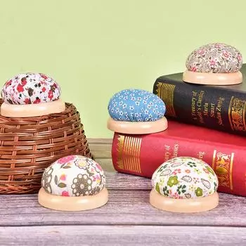 1 шт., деревянная нижняя основа, держатель для игольницы, ПП, хлопок, игольная вставка, швейный стежок, рукоделие, набор для рукоделия, совершенно новый