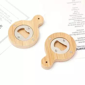 1 шт. деревянная открывалка для бутылок магнитная ручная мультяшная модель отверстие для подвешивания на холодильник магнит открывалка для пива кухонные гаджеты