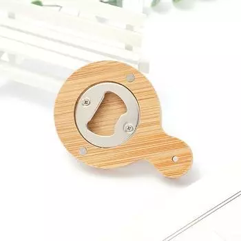 1 шт. деревянная открывалка для бутылок магнитная ручная мультяшная модель отверстие для подвешивания на холодильник магнит открывалка для пива кухонные гаджеты