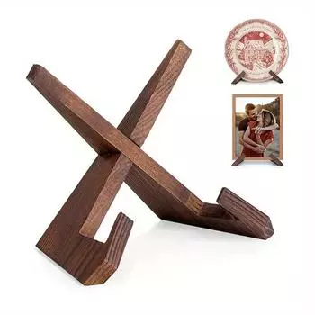 1 шт. деревянная полка для домашнего меню ресторана, кухонная полка для дисплея меню, подвесная полка для учебы, настольного чтения, деревянная подставка для книг 1pc