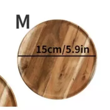 1 шт. деревянная сервировочная тарелка, кухонная тарелка ручной работы с рифленой ручкой, поднос, прочная посуда, кухонные принадлежности, гаджеты