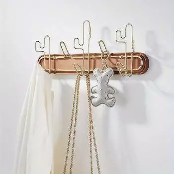 1 шт. деревянные крючки для одежды кактуса, настенная вешалка, крючки, многофункциональный прочный подшипник для одежды, шапок, полотенец, прихожей, спальни