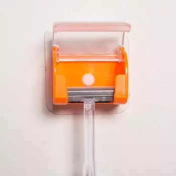 1 шт. держатель для бритвы, вешалка для бритвы, аксессуары для ванной комнаты для стеклянной плитки белый