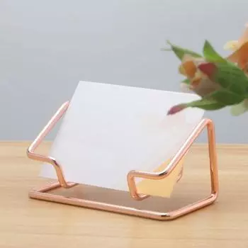 1 шт. держатель для карточек, офисные принадлежности, металлический держатель для карточек, современный держатель для хранения карточек, украшение для рабочего стола 10X4.9X4.7CM