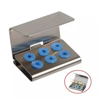 1 шт., держатель для наконечников стоматологического ультразвукового скалера из нержавеющей стали, подставка, подходит для насадок EMS SATELEC KAVO NSK SIRONA, автоклавируемые