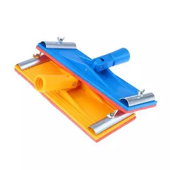 1 шт. держатель для наждачной бумаги, полировка стен, шлифовка дерева и гипсокартона, универсальный шпатель для штукатурки, шлифовальный полированный инструмент жёлтый