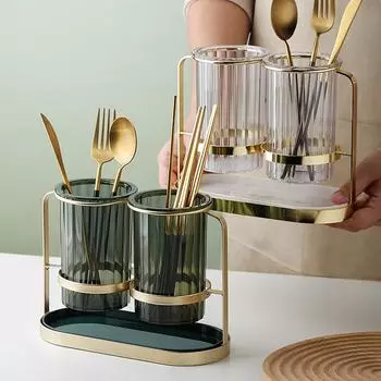 1 шт. держатель для палочек для еды, полка для слива столовых приборов, бытовая подставка для вилок и ложек, столовые приборы, полка для домашней утвари, органайзер для кухонных столовых приборов