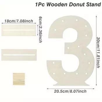 1 шт. держатель для пончиков для вечеринок DIY декоративная подставка для вечеринки на день рождения десертная башня стойка для десерта 30 см