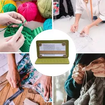 1 шт. держатель для схем для вязания, легко фиксируемый складной магнитный держатель для схем вязания крючком, держатель для игольных узоров синий