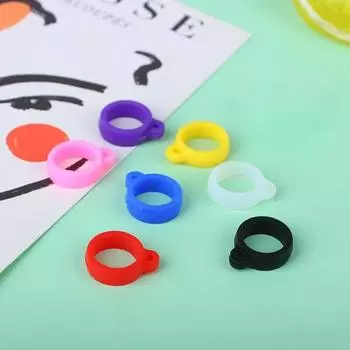 1 шт. держатель для шнурка для ручки, высококачественный силиконовый мягкий обруч, универсальные резиновые веревки, подвесное кольцо