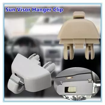 1 шт. держатель для вешалки солнцезащитного козырька для VW Passat B7 Polo для Skoda Seat CITIGO RAPID 6RD857561 серый