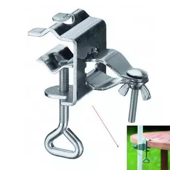 1 шт. держатель для зонта на балконе, зажим для зонта на столе, держатель для пляжного зонта на патио