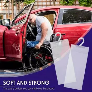 1 шт. держатель парковочного знака для инвалидов, защитный знак для парковки с разрешением Ultra, держатель парковочного знака для инвалидов M5G6