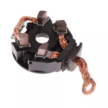 1 шт. держатель щеток для стартера двигателя автомобиля держатель щеток для стартера двигателя автомобиля в сборе чёрный