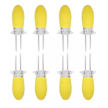 1 шт. Держатели для кукурузы, шампуры, кукуруза в початках, вилки для хот-догов, мяса, кухонные вилки для барбекю