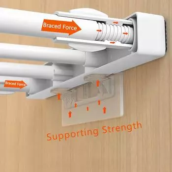 1 шт., держатели для полок, клейкие штифты, держатели для полок шкафа, настенная вешалка One Size