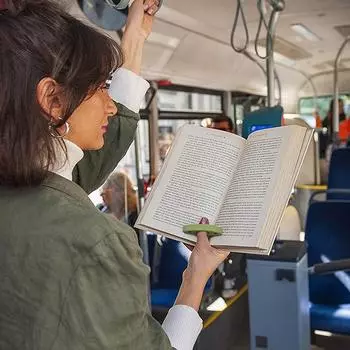 1 шт. держатели для страниц в виде большого пальца, силиконовые закладки для книг, закладки для чтения в виде большого пальца M зелёный