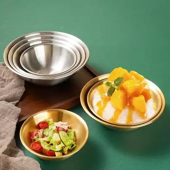 1 шт., десерт, золото, серебро, нержавеющая сталь 304, ледяная стружка, бантик, чаша для мороженого, ресторан 14cm серебряный