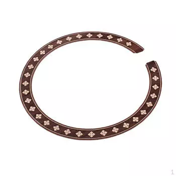 1 шт., детали звукового отверстия для акустической классической гитары со снежинками, инкрустированные деревом