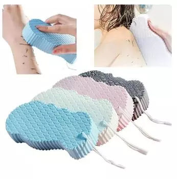 1 шт. Детская мягкая отшелушивающая губка для душа, мочалка для душа, детская щетка, средство для мытья тела, отшелушивающее средство для ухода за телом, аксессуары для ванной комнаты