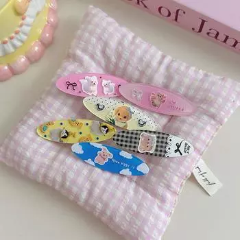 1 шт. детские заколки для волос щенок кошечка клипсы головные уборы мультфильм принцесса милые челки боковые зажимы аксессуары для волос