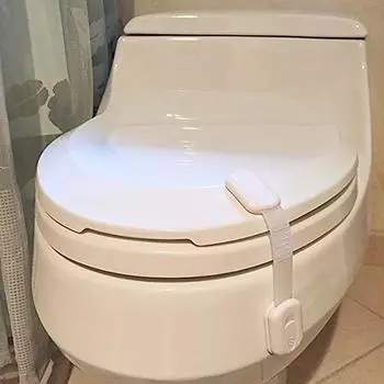 1 шт. детские замки с ремешком безопасности для шкафов и ящиков, туалета, холодильника и многого другого. Клейкие накладки. Установка не требуется. чёрный