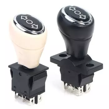 1 шт. детский электромобиль, переключатель передач вперед и назад, положение стрелки белый