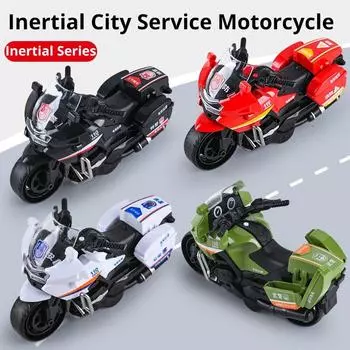 1 шт. детский инерционный мотоцикл Swat Fire Boys случайный стиль игрушечная машина инерционный городской мотоцикл службы