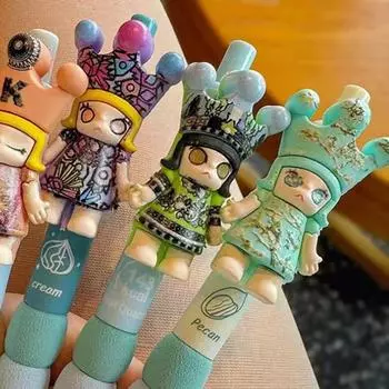 1 шт. Детский подарок канцелярские принадлежности принцесса король внешний вид шариковая ручка пресс тип Core бизнес ручка сердечник цилиндрические шариковые ручки