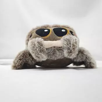 1 шт., детский подарок, мягкие плюшевые животные, игрушка-паук, черная маленькая Лукас, имитация подушки, кукла, аниме, игровая комната, подушка, декор