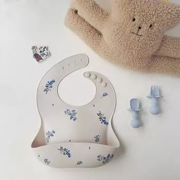 1 шт. Детский силиконовый нагрудник, ультралегкий, с широкими плечами, водонепроницаемый, регулируемый, гофрированный, детский аксессуар, нагрудник для детского питания