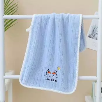 1 шт., детское полотенце для лица, безопасное, мягкое, впитывающее воду, коралловый бархат, не вредит коже, бытовые подвесные полотенца, детский носовой платок с рисунком 25X50CM