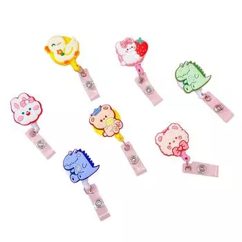 1 шт. Динозавр выдвижной держатель для карт катушка бейдж медсестра выставка Enfermera имя карты грудь больница врач использовать карту