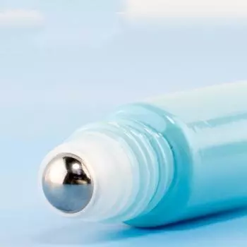 1 шт., диспенсер для флакона-ролика, шарик для духов, портативное эфирное масло, косметический щиток для лица, стеклянный образец белый