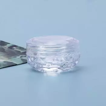 1 шт. Диспенсер для ногтей, шкатулка для украшений, алмазная огранка, пустая коробка, маленькая банка-дозатор, бутылка