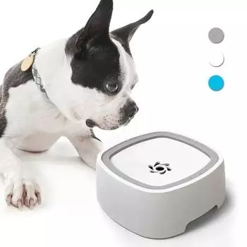 1 шт., диспенсер для воды для собак и кошек, миска для воды, не мокрый рот, не разбрызгиватель воды, плавающая миска для домашних животных, миска для воды без пролива pet bowl синий