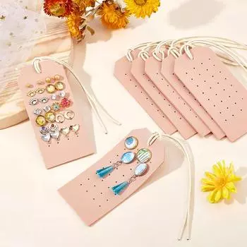 1 шт. дисплейная доска двухсторонняя мини портативная сумка для хранения своими руками подвесная сумка из искусственной кожи органайзер для ювелирных изделий держатель для сережек