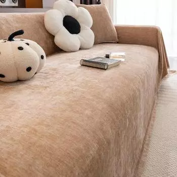 1 шт. Диванное одеяло, многоцелевое, всесезонное, универсальное, мебельное покрытие, прочное, шенилловое, пыленепроницаемое, устойчивое к царапинам, диванная подушка 180x130