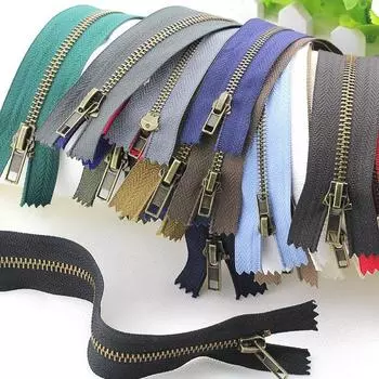 1 шт. DIY 3 # джинсовая молния медная молния с зубцами закрытая молния с автоматическим замком 20 см красный